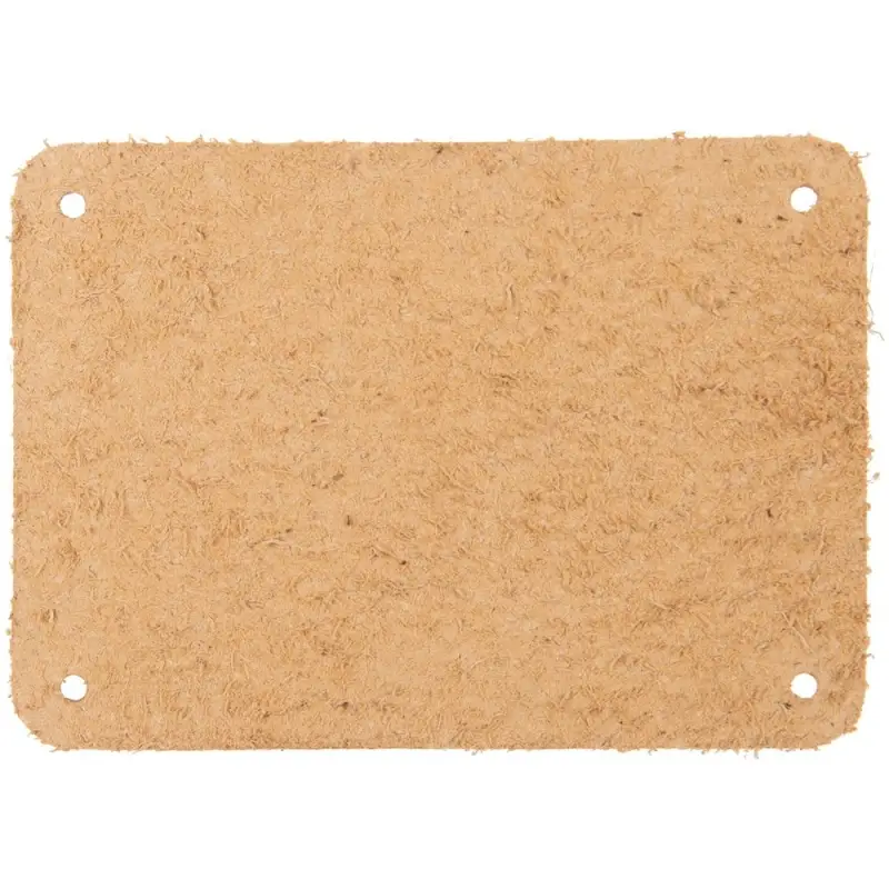 Лейбл кожаный Beta, XL, бежевый