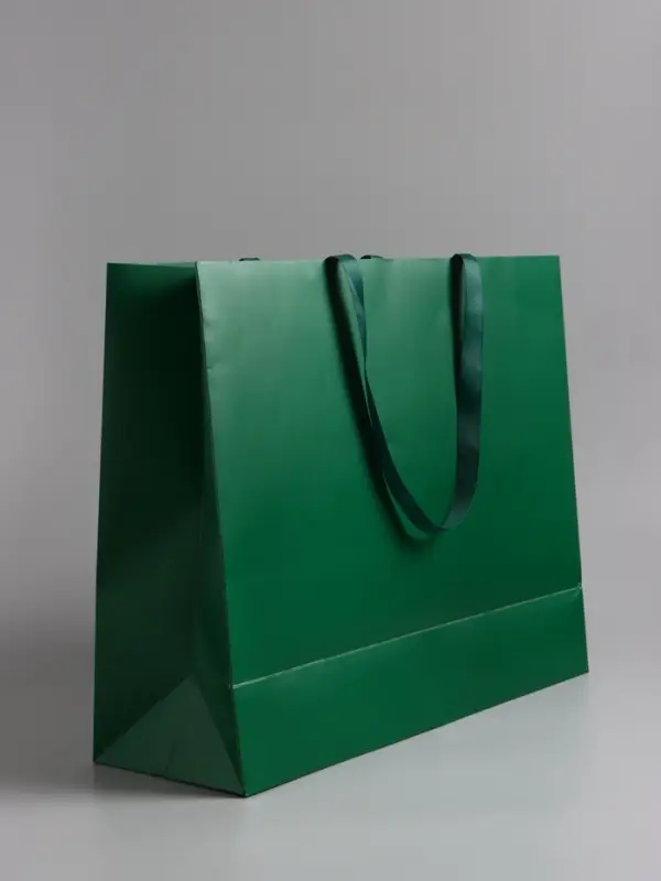Пакет подарочный "Изумрудный", 48 х 39 х 16 см