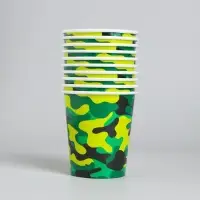 Стакан одноразовый бумажный &laquo;Военная&raquo;, 250 мл