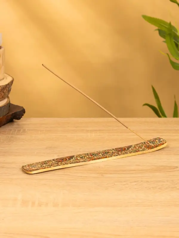 Подставка под благовония &laquo;Турецкие огурцы&raquo;, 26&times;4 см, манговое дерево