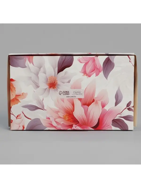 Кондитерская упаковка, коробка с ламинацией &laquo;Для тебя цветы&raquo;, 20 х 12 х 4 см