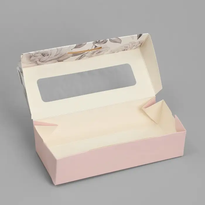 Кондитерская упаковка, коробка с ламинацией &laquo;Графика&raquo;, 17 х 7 х 4 см