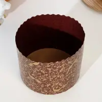 Форма бумажная для кекса, маффинов и кулича "РАЙСКИЙ САД" 124х100мм ( фасовка 1200 шт)