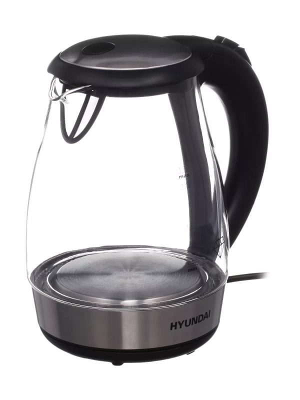 Чайник HYK-G2030 1,7л 2200Вт черный (стекло)