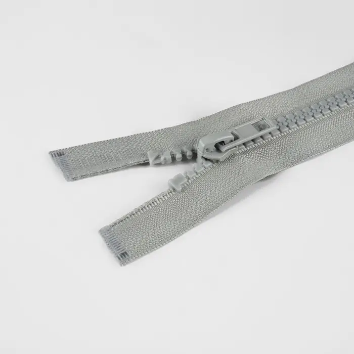 Молния &laquo;Трактор&raquo;, №5, разъёмная, замок автомат, 80 см, серая