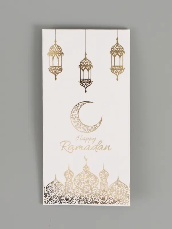 Конверт для денег &laquo;Рамадан&raquo;, тиснение, 16,5 х 8 см