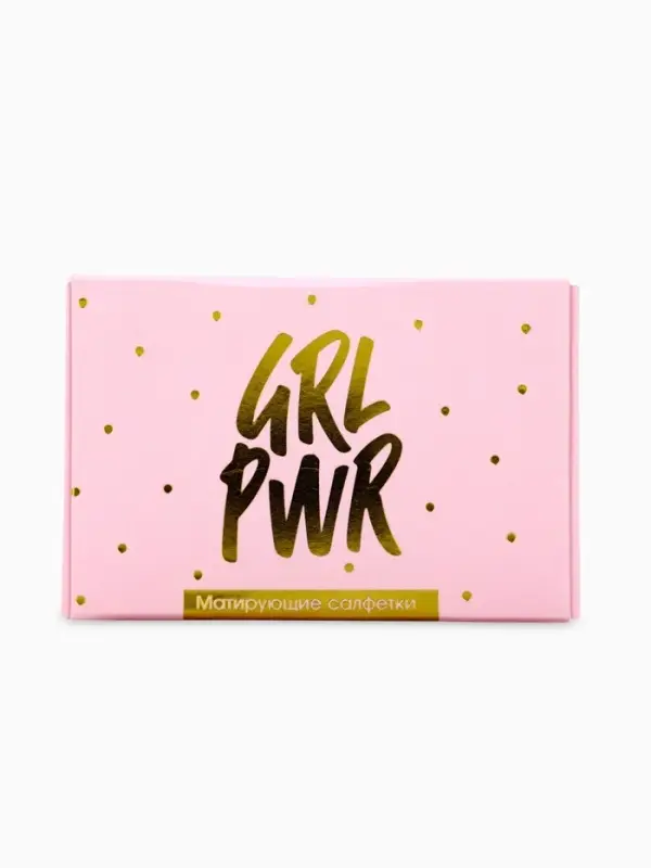 Матирующие салфетки для лица GRL PWR, 50 шт., Beauty Fox