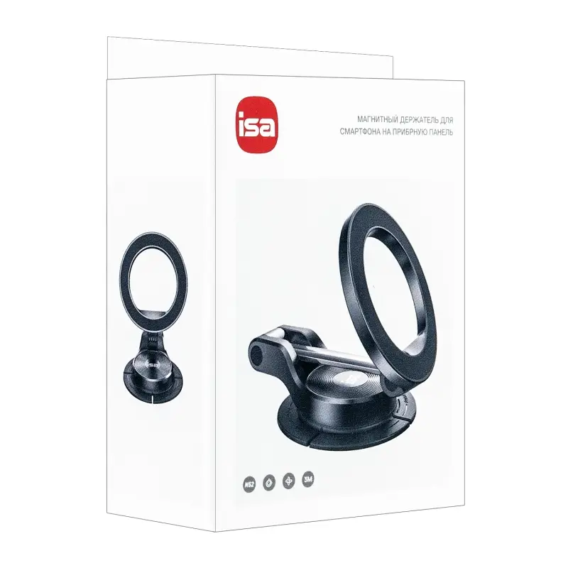 Автодержатель VМ-10 магнитный ISA (60шт/кор)