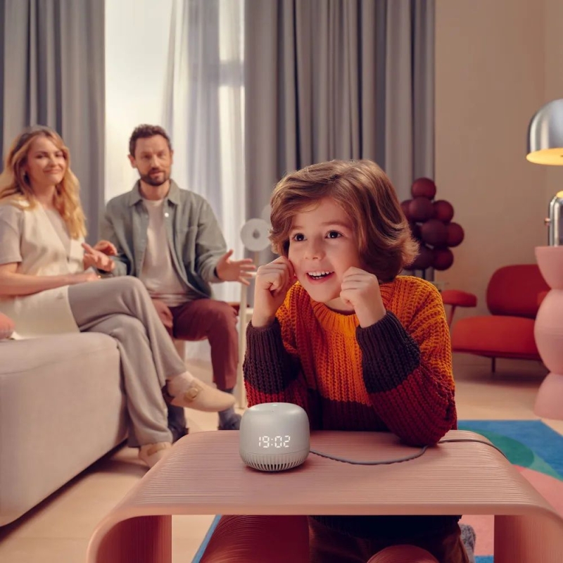 Умная колонка &laquo;Капсула Нео&raquo; с помощником &laquo;Маруся&raquo;, серая