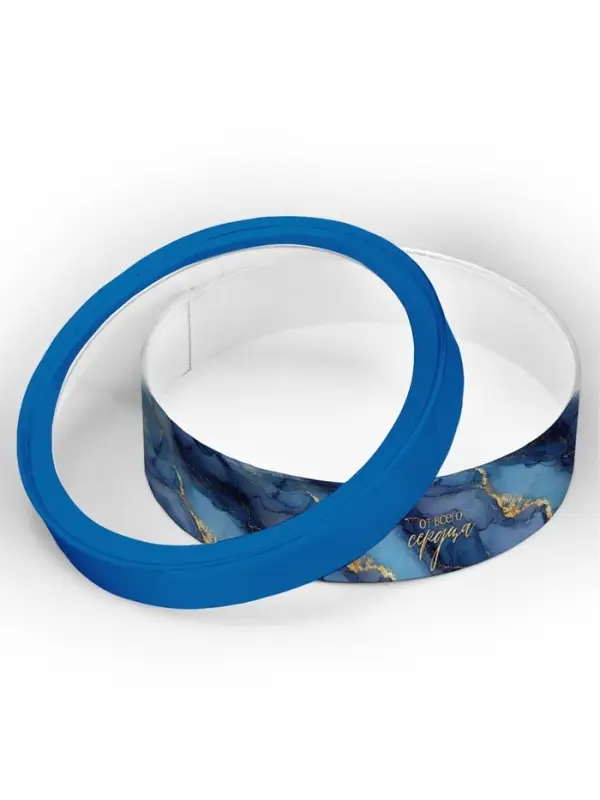 Коробка тубус с окном &laquo;От всего сердца&raquo;, 20 х 20 х 5 см