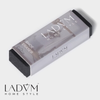 Ластик для чистки тёмной обуви LaDо́m, 7,5&times;2,5&times;1,5 см, чёрный