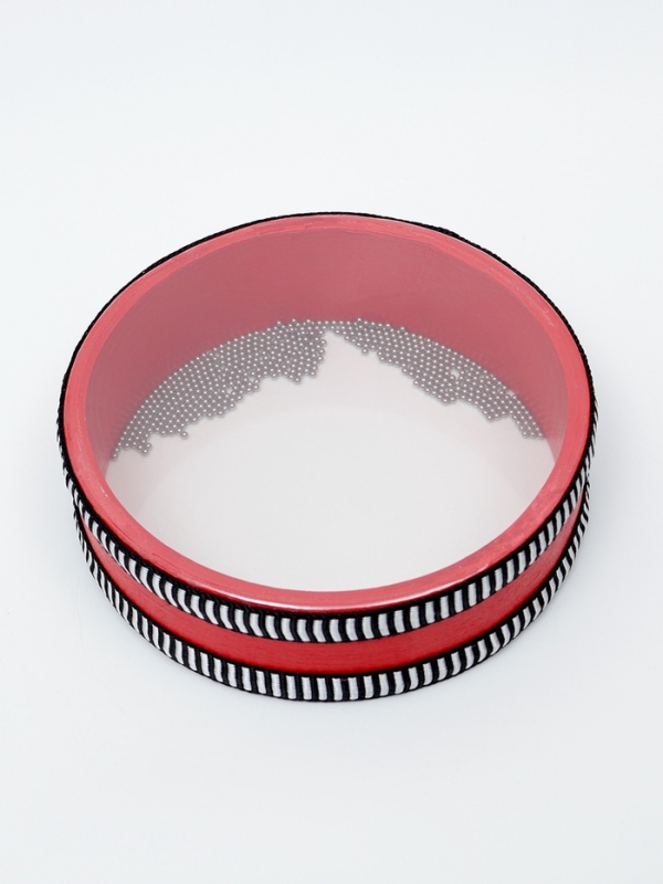 Музыкальный инструмент Барабан Шум Моря Music Life красный, 15 см