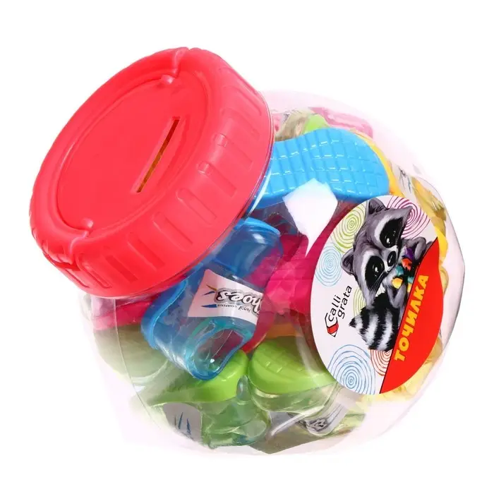 Точилка с контейнером &laquo;Кроссовки&raquo;, МИКС