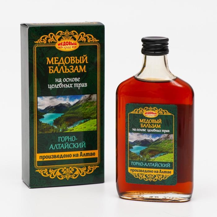 Медовый бальзам &laquo;Горно-Алтайский&raquo;, на основе целебных трав, 250 мл