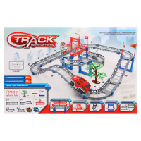 Детский автотрек &laquo;Крутой вираж&raquo;, работает от батареек