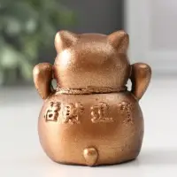Фигура &laquo;Кот манэки-нэки&raquo;, 5.5&times;5&times;5 см, бронза