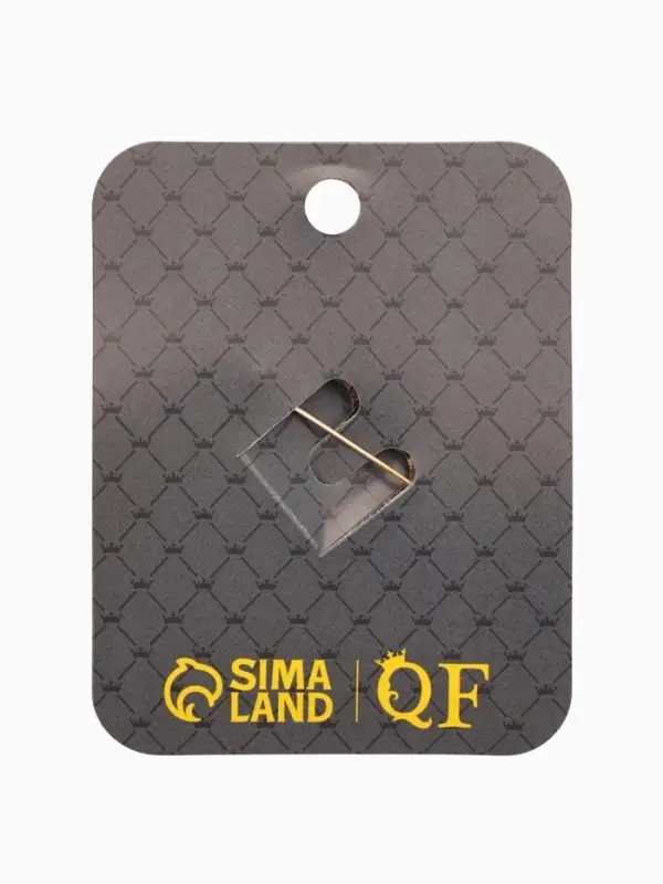 Брошь "Цветок каллы", цвет золото