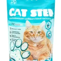 Наполнитель впитывающий силикагелевый CAT STEP Arctic Breeze, 7,6 л