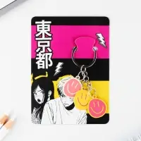 Брелок для ключей "Смайл", 2.5 х 9 см