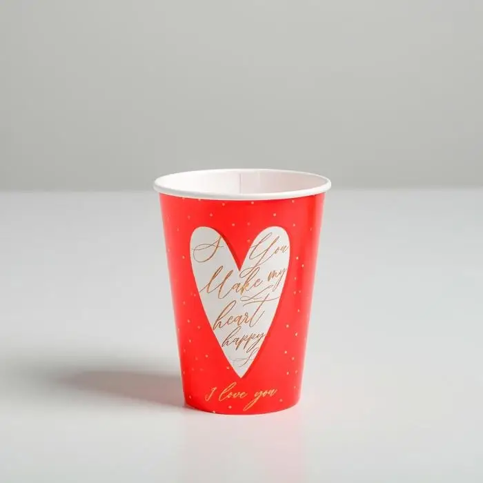 Стакан для цветов &laquo;Я тебя люблю&raquo;, 350 мл