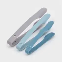 Набор щипцов 3 шт, 18,5;22;25 см, цвет голубой,синий,серый