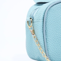 Сумка кросс-боди на молнии, цвет голубой