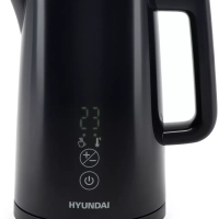 Чайник HYK-S5509 1,5л 2200Вт черный (металл)