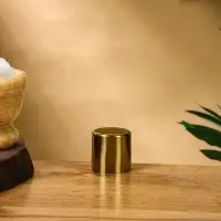 Шейкер "Золото" нержавеющая сталь 7х7х23 см