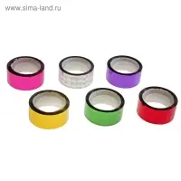Клейкая лента голографическая 18 мм &times; 10 м, МИКС