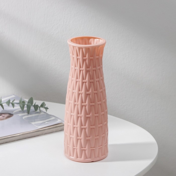 Ваза &laquo;Ротанг&raquo;, 8&times;21 см, 600 мл, цвет МИКС