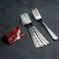 Набор вилок столовых &laquo;Камея&raquo;, h=18,5 см, 12 шт