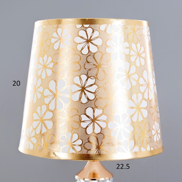 Лампа настольная 58077/1 E27 40Вт золото 25х25х42см RISALUX