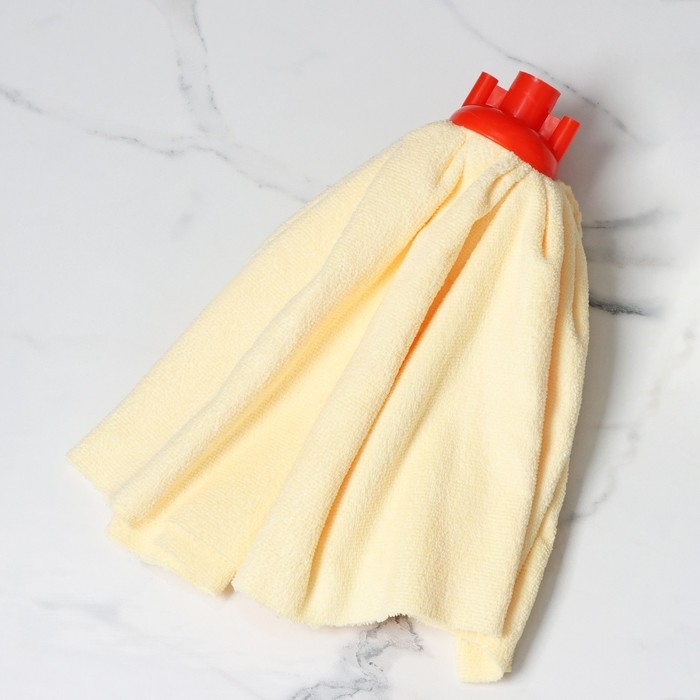 Насадка для швабры Доляна &laquo;Юбочка цельная&raquo;, микрофибра, 32&times;7 см, цвет МИКС