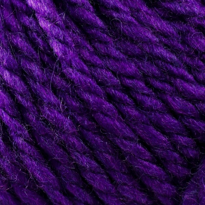 Пряжа "Осенняя" 25% шерсть, 75% ПАН 150м/200гр (78-Фиолетовый)