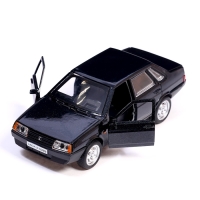 Машинка металлическая LADA-21099, ретро - модель &laquo;СПУТНИК&raquo;, открываются двери, багажник, инерция, 12 см, чёрный