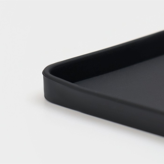 Противень для духовки Доляна &laquo;Криспи&raquo;, силикон, 40&times;30 см, цвет чёрный