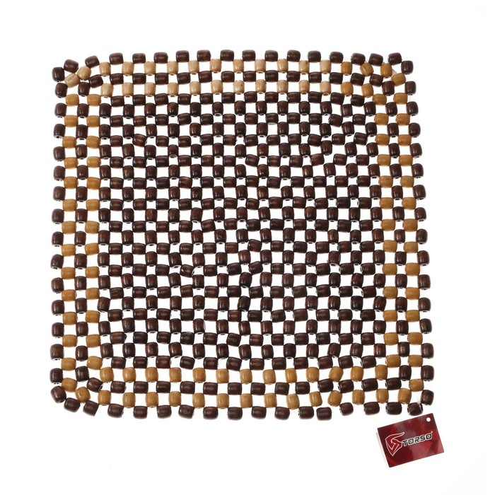 Накидка-массажер TORSO на сиденье 42&times;43 см, дерево, коричневый