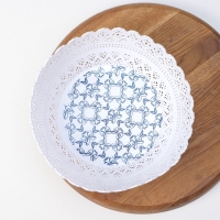 Ваза для хлеба и фруктов &laquo;Зефир. Принт&raquo;, d=20 см, цвет МИКС