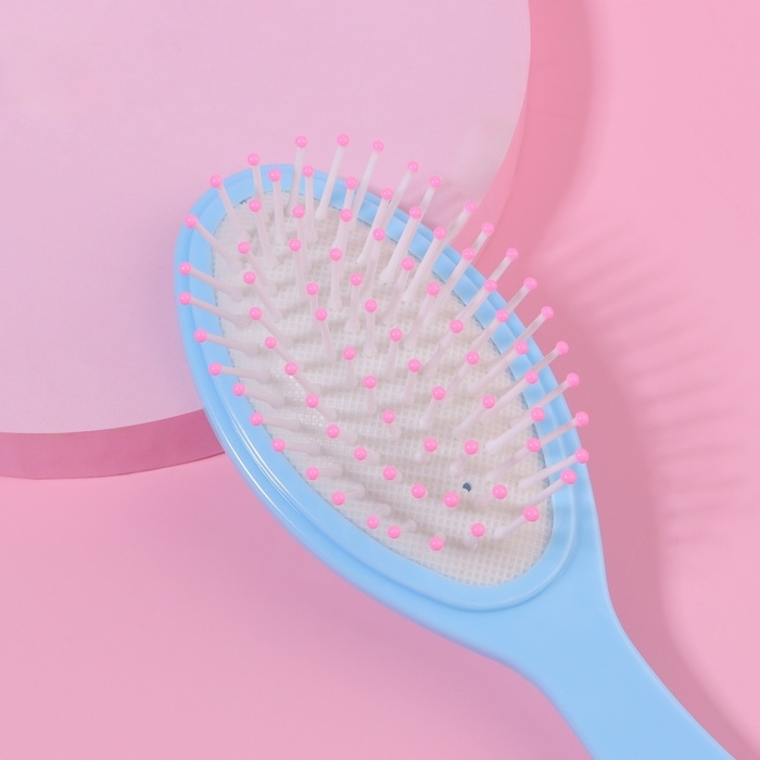Расчёска массажная, 5,5 &times; 17,5 см, рисунок МИКС