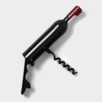 Штопор для вина Доляна &laquo;Бутылка&raquo;, 12&times;2,5 см, цвет чёрный