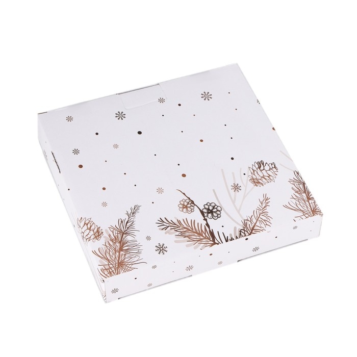 Блюдо сервировочное Доляна &laquo;Рождественский снеговик&raquo;, d=20 см, цвет белый