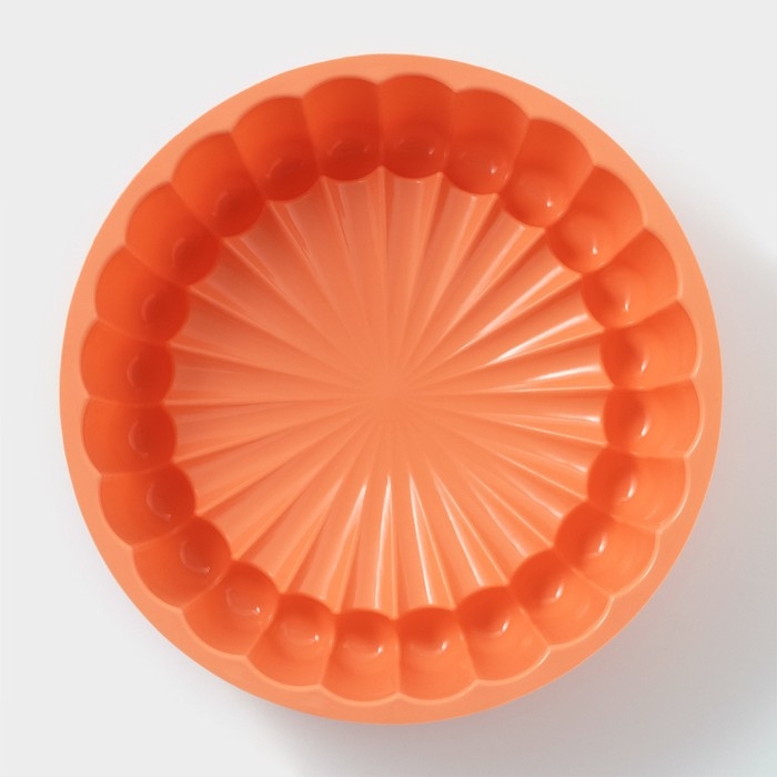 Форма для выпечки Доляна &laquo;Савоярди&raquo;, силикон, 20,5&times;6 см, цвет оранжевый