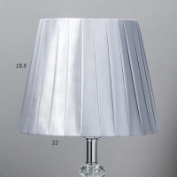 Настольная лампа 16884/1 Е27 40Вт хром 22х22х35 см RISALUX