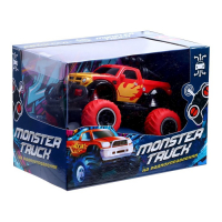 Джип радиоуправляемый &laquo;Граффити&raquo;, работает от батареек, цвет красный