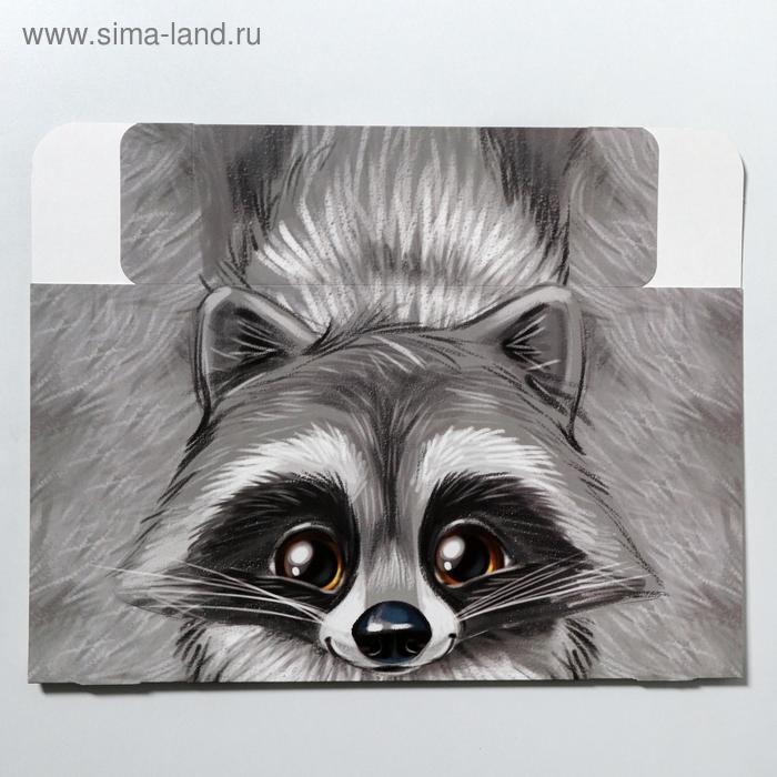 Коробка подарочная складная, упаковка, &laquo;Енотик&raquo;, 25 х 25 х 10 см