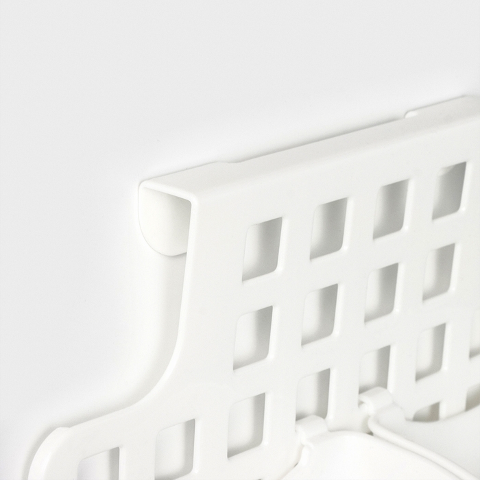 Корзина для хранения подвесная с контейнерами, 29&times;9,5&times;38 см, цвет белый