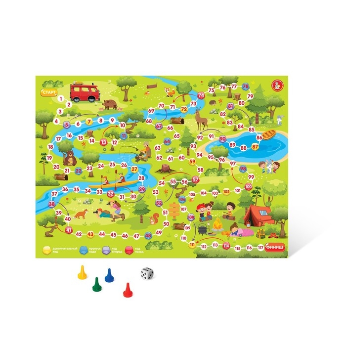 Настольная игра-ходилка &laquo;В лесу&raquo;