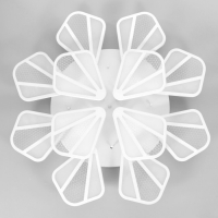 Люстра с ПДУ "Валенсия" 12xLED 288Вт 3000-6000К диммер, белый 90х90х12 см BayerLux