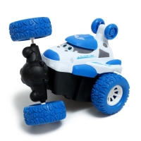 Машинка &laquo;Перевёртыш&raquo;, радиоуправляемая, работает от аккумулятора, цвет синий