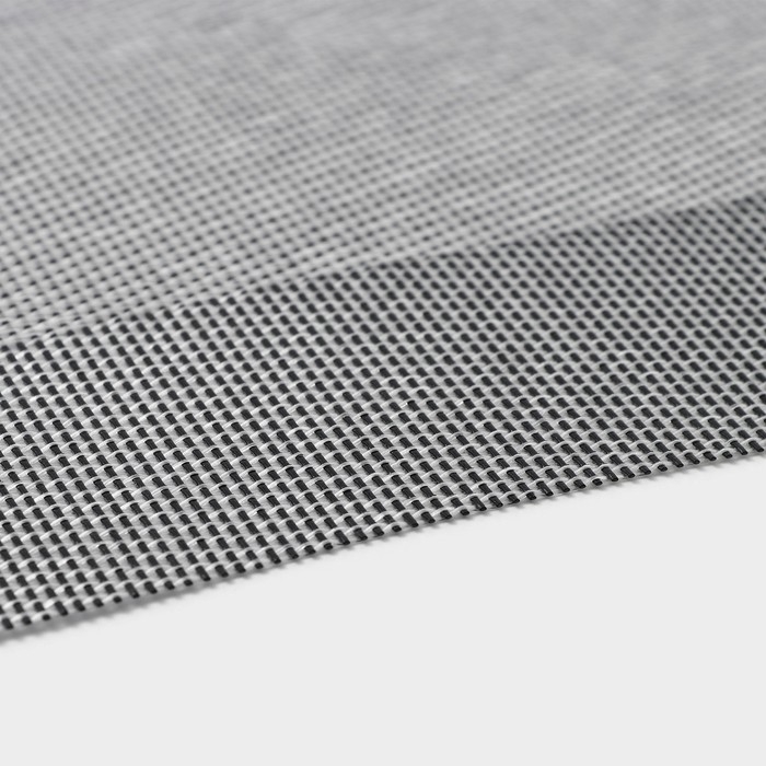 Салфетка сервировочная на стол Доляна &laquo;Шахматы&raquo;, 45&times;30 см, цвет серебристый